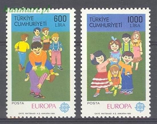 Znaczek Turcja 1989 Mi 2854-2855 Czyste **