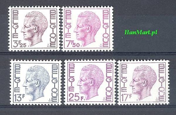 Znaczek Belgia 1975 Mi 1802x+1803zy-1805zy+1806y Czyste **