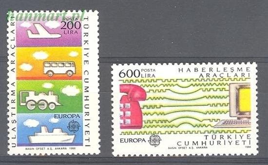 Znaczek Turcja 1988 Mi 2808-2809 Czyste **