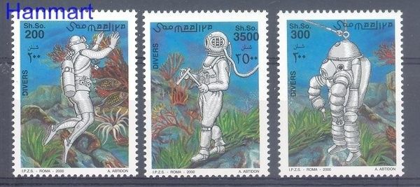 Znaczek Somalia 2000 Mi 802-804 Czyste **
