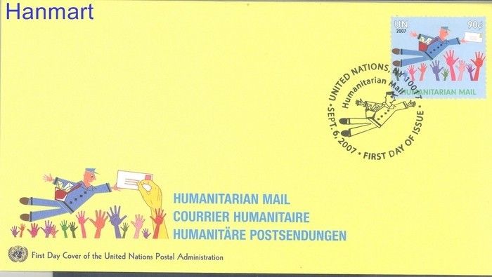 Znaczek Narody Zjednoczone Nowy Jork 2007 Mi 1074 FDC