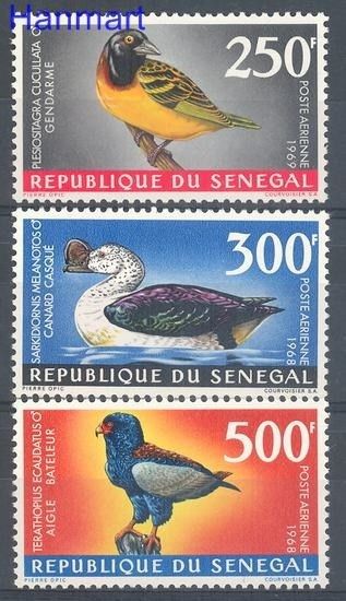 Znaczek Senegal 1968 Mi 381-383 Czyste **