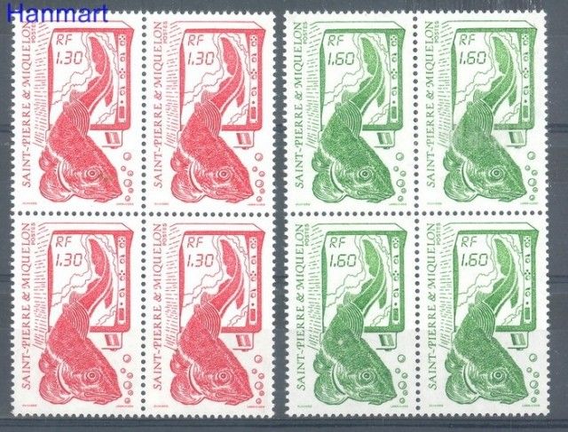 Znaczek Saint-Pierre i Miquelon 1988 Mi 562-563 Czyste **