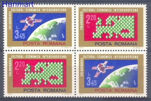 Znaczek Rumunia 1974 Mi 3189-3190 Czyste **