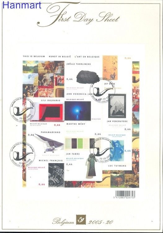 Znaczek Belgia 2005 Mi 3487-3496 FDC