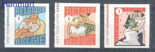 Znaczek Belgia 2007 Mi 3785-3787BDu Czyste **