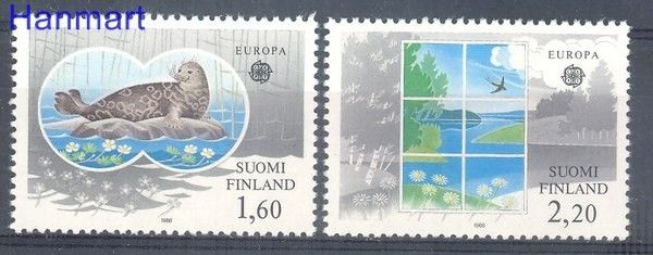 Znaczek Finlandia 1986 Mi 985-986 Czyste **