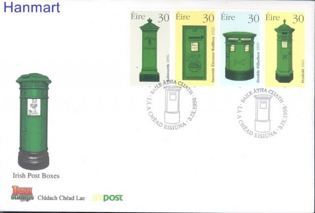 Znaczek Irlandia 1998 Mi 1092-1095 FDC