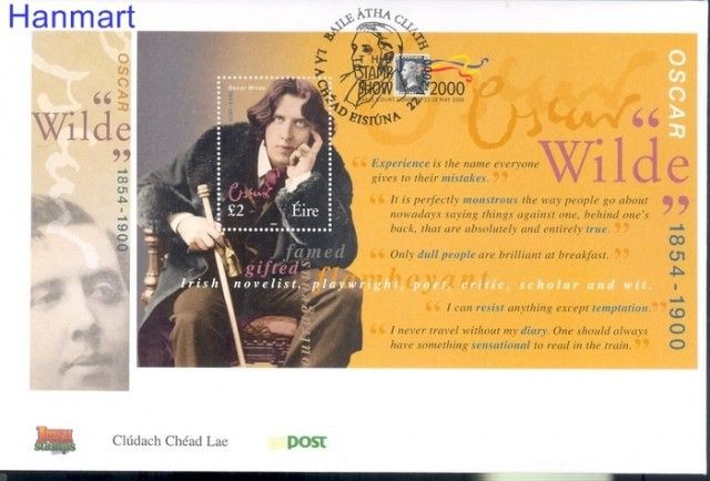 Znaczek Irlandia 2000 Mi bl 35I FDC