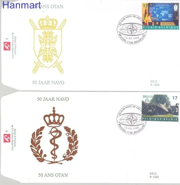 Znaczek Belgia 1999 Mi 2861-2865 FDC
