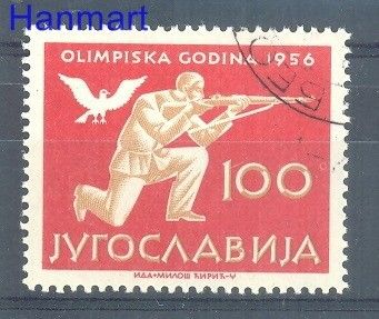 Znaczek Jugosławia 1956 Mi 811 Stemplowane