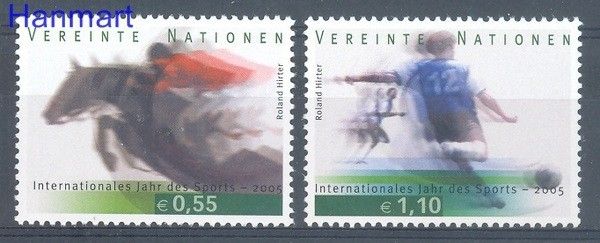 Znaczek Narody Zjednoczone Wiedeń 2005 Mi 441-442 Czyste **