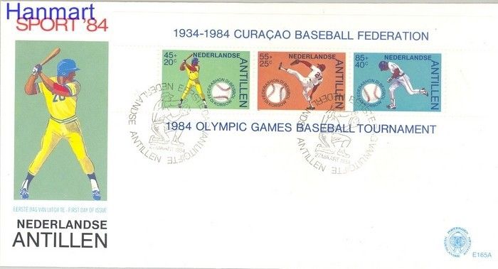 Znaczek Antyle Holenderskie 1984 Mi bl 27 FDC