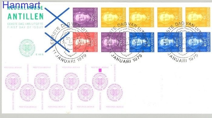 Znaczek Antyle Holenderskie 1979 Mi blatt 5 FDC