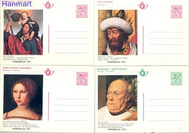 Znaczek Belgia 1975 Mi 2-9 Całostka pocztowa