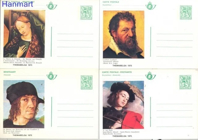 Znaczek Belgia 1975 Mi 2-9 Całostka pocztowa