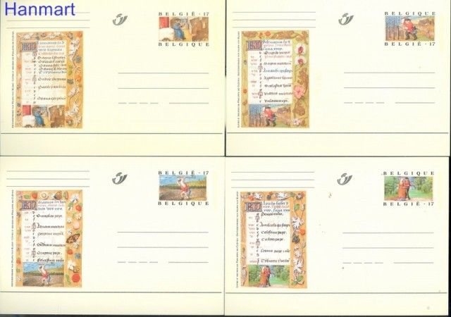 Znaczek Belgia 1997 Mi 54-65 Całostka pocztowa