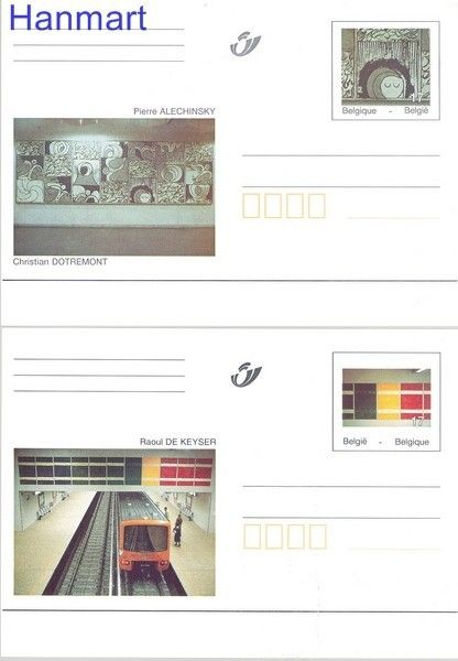 Znaczek Belgia 1998 Mi 66-67 Całostka pocztowa