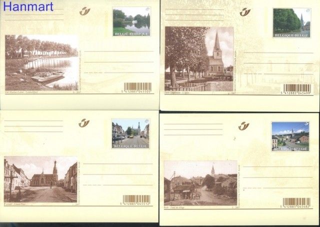 Znaczek Belgia 2007 Mi 160-169 Całostka pocztowa