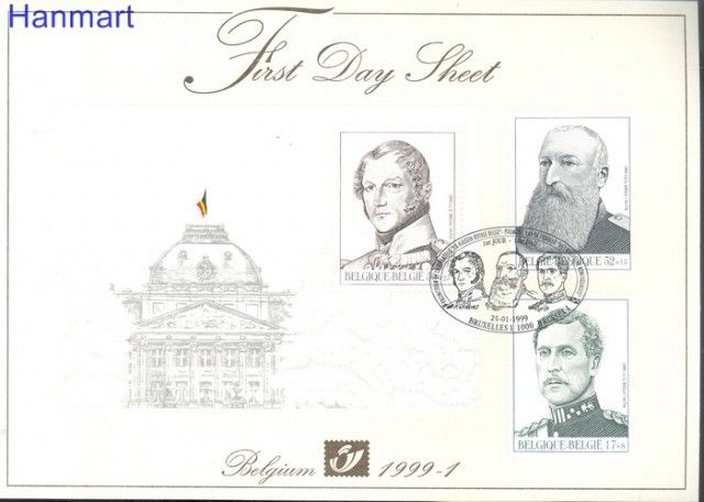 Znaczek Belgia 1999 Mi 2845-2846 FDC
