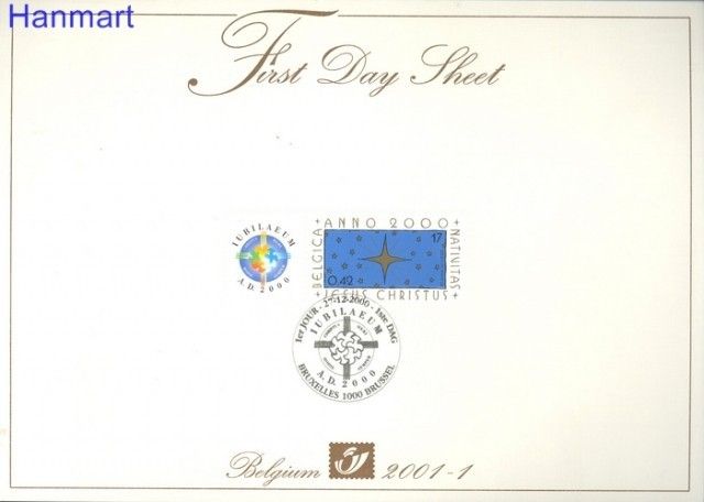 Znaczek Belgia 2000 Mi 3018 FDC
