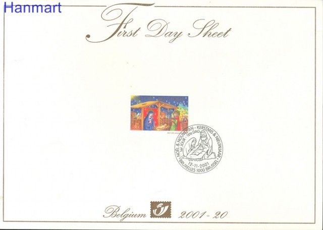 Znaczek Belgia 2001 Mi 3094 FDC
