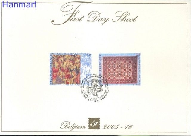 Znaczek Belgia 2005 Mi 3461-3462 FDC