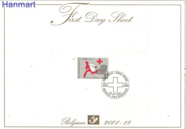 Znaczek Belgia 2001 Mi 3072 FDC