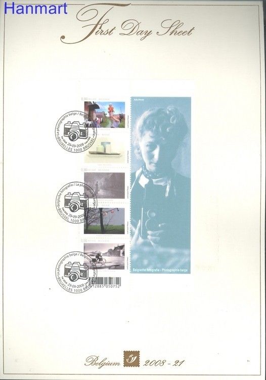 Znaczek Belgia 2008 Mi 3871-3875 FDC