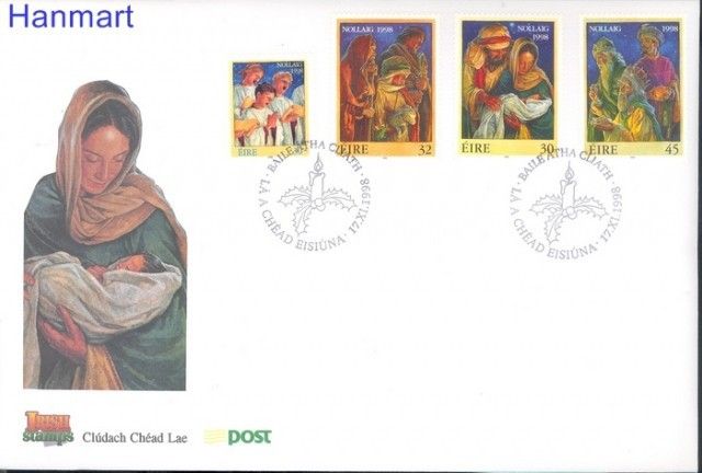 Znaczek Irlandia 1998 Mi 1109-1112 FDC