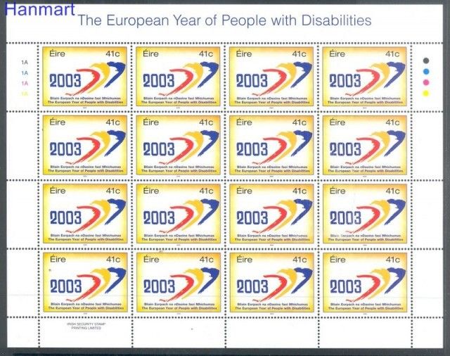 Znaczek Irlandia 2003 Mi ark 1501 Czyste **