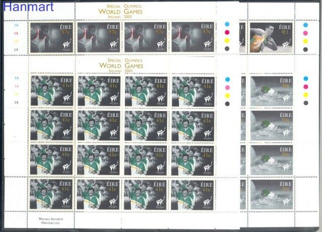 Znaczek Irlandia 2003 Mi ark 1502-1505 Czyste **