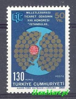 Znaczek Turcja 1969 Mi 2137 Czyste **