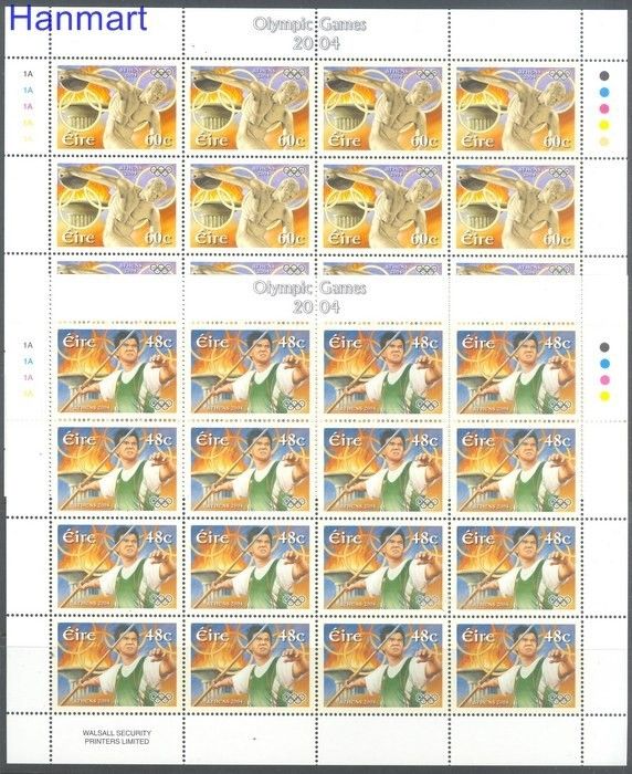 Znaczek Irlandia 2004 Mi ark 1593-1594 Czyste **