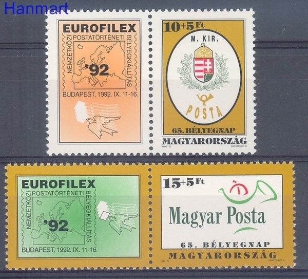 Znaczek Węgry 1992 Mi 4210-4211 Czyste **