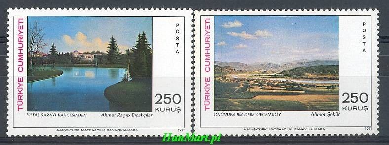 Znaczek Turcja 1971 Mi 2205-2206 Czyste **