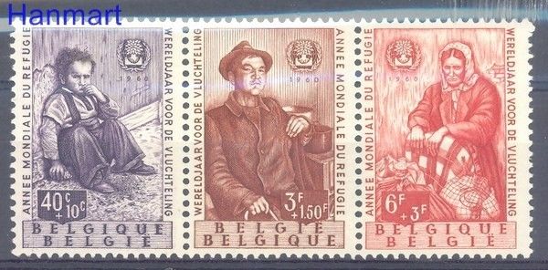 Znaczek Belgia 1960 Mi 1185-1187 Czyste **