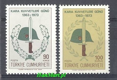Znaczek Turcja 1973 Mi 2284-2285 Czyste **