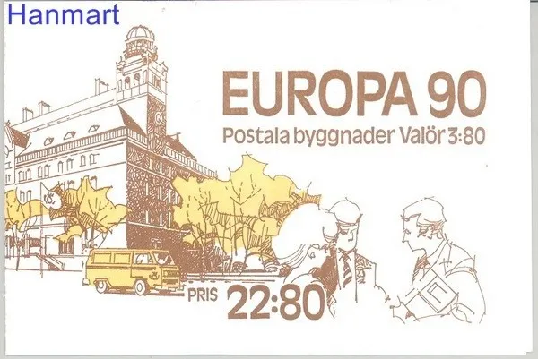 Znaczek Szwecja 1990 Mi mh 148 Czyste **
