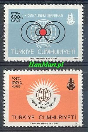 Znaczek Turcja 1977 Mi 2427-2428 Czyste **