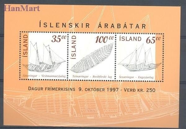 Znaczek Islandia 1997 Mi bl 20 Czyste **