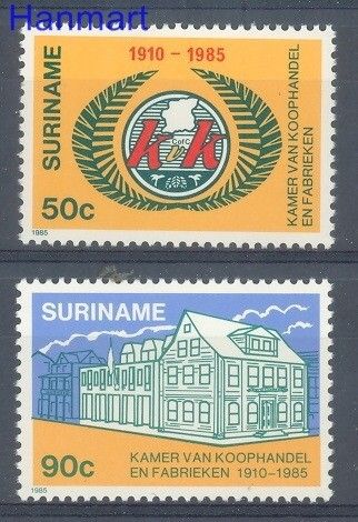 Znaczek Surinam 1985 Mi 1130-1131 Czyste **
