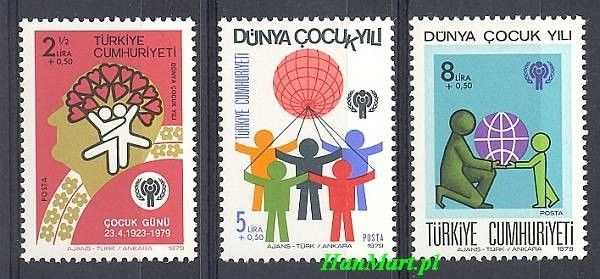 Znaczek Turcja 1979 Mi 2474-2476 Czyste **