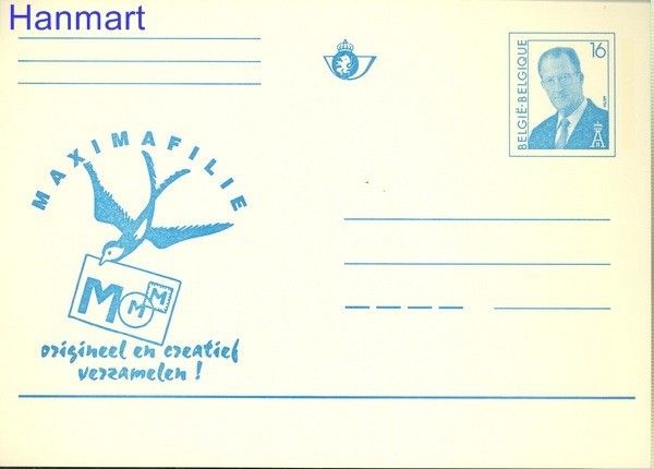 Znaczek Belgia 1996 Całostka pocztowa