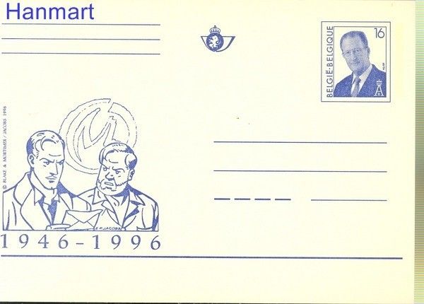 Znaczek Belgia 1996 Całostka pocztowa