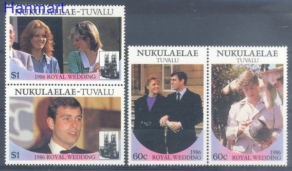 Znaczek Tuvalu 1986 Mi par96-99 Czyste **