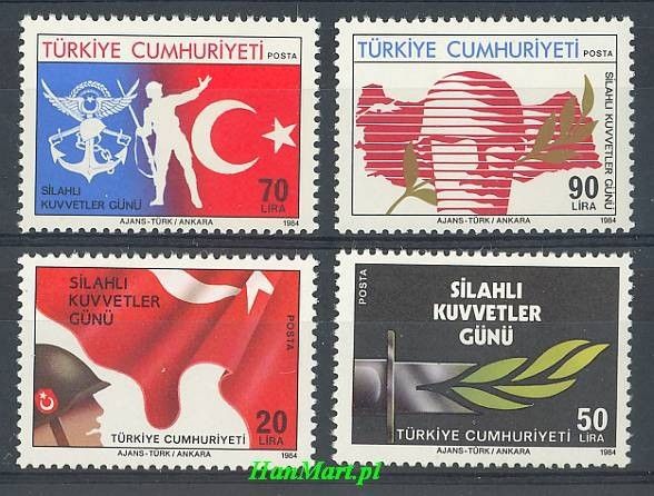 Znaczek Turcja 1984 Mi 2687-2690 Czyste **