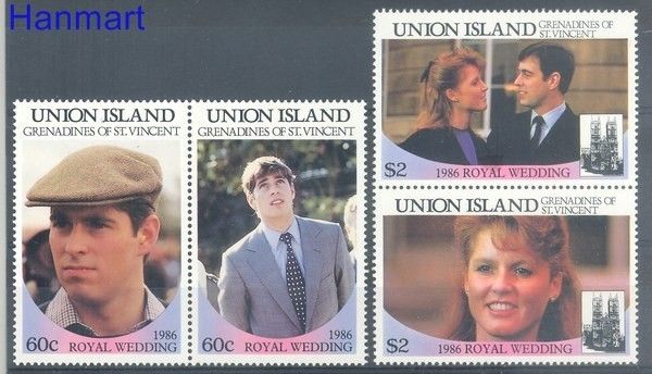 Znaczek Union Islands 1986 Mi 171-174 Czyste **