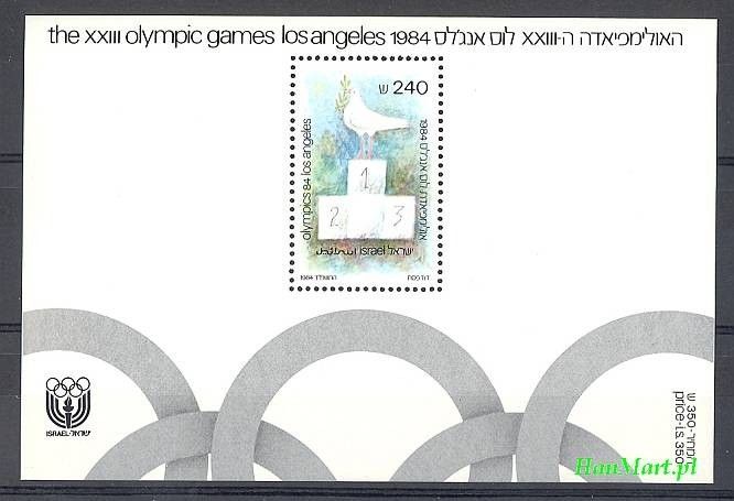 Znaczek Izrael 1984 Mi bl 26 Czyste **