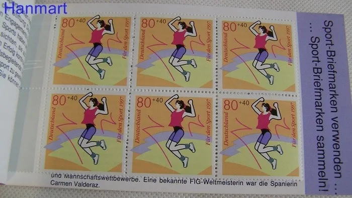 Znaczek Niemcy 1997 Mi mh 1898 Czyste **
